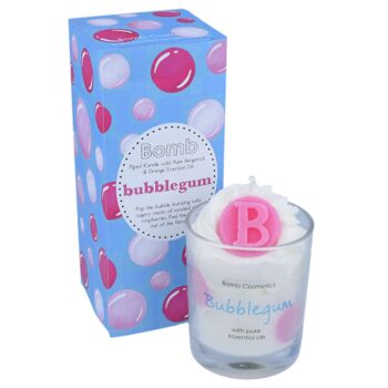 Bomb Cosmetics Bubblegum Piped Glass Candle